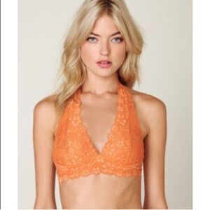 Free People Halter Top Bra Size Medium NWT